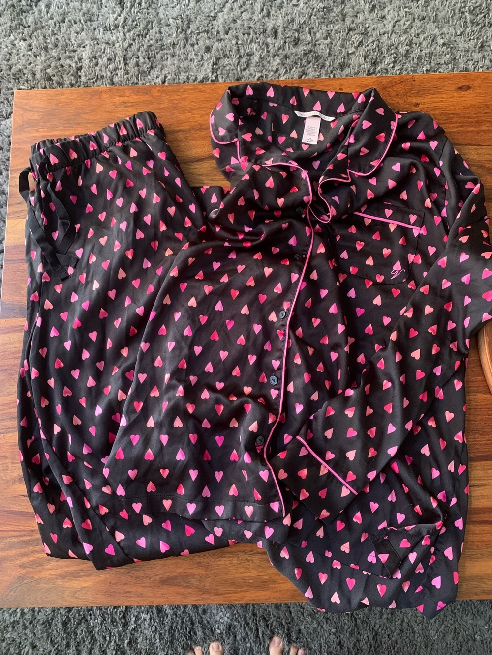 Victoria Secret Satin PJ Set
